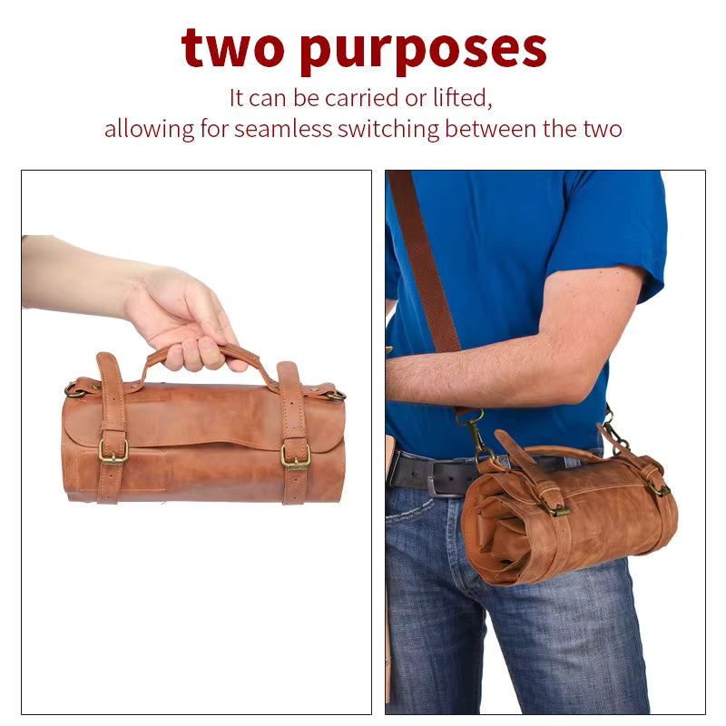 Hutchins Leather Tool Roll