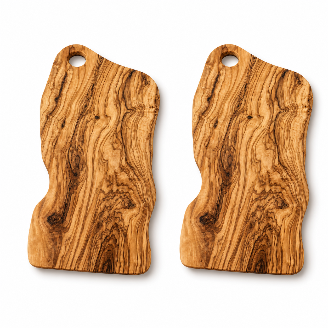 Alba Planche à Charcuterie en Bois d'Olivier (28 × 38 cm)