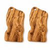 Alba Planche à Charcuterie en Bois d'Olivier (28 × 38 cm)