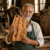 Alba Planche à Charcuterie en Bois d'Olivier (28 × 38 cm)