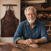 Daniel Hutchins, master apron craftsman