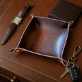 Lucca Full-Grain Leather Valet Tray