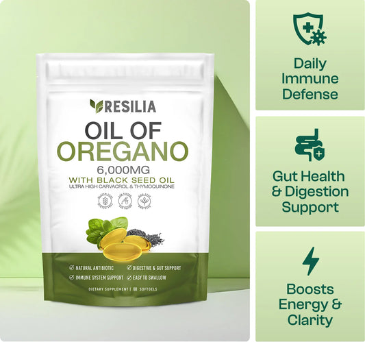 Resilia® Oil Of Oregano Softgels