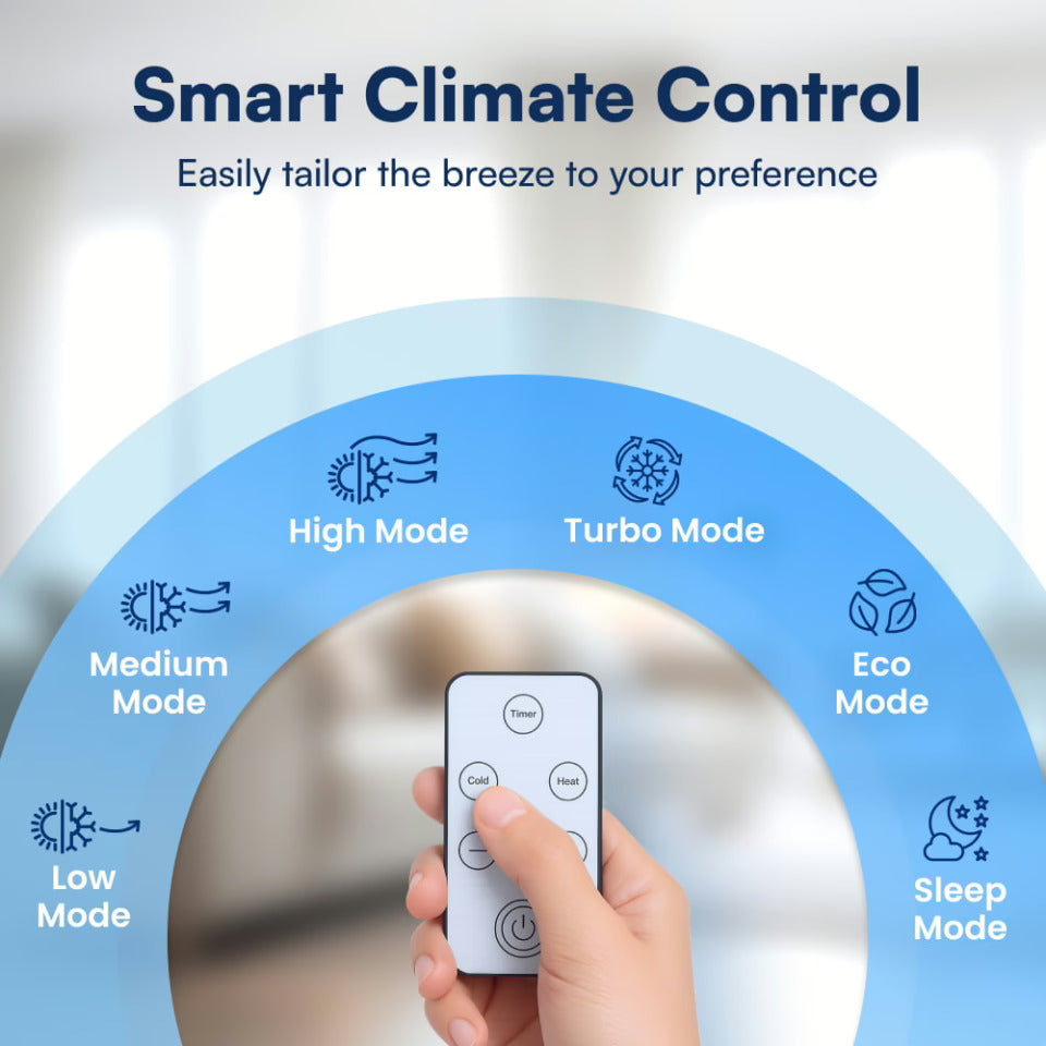 ChillBreeze™ Pro - Portable AC & Heater