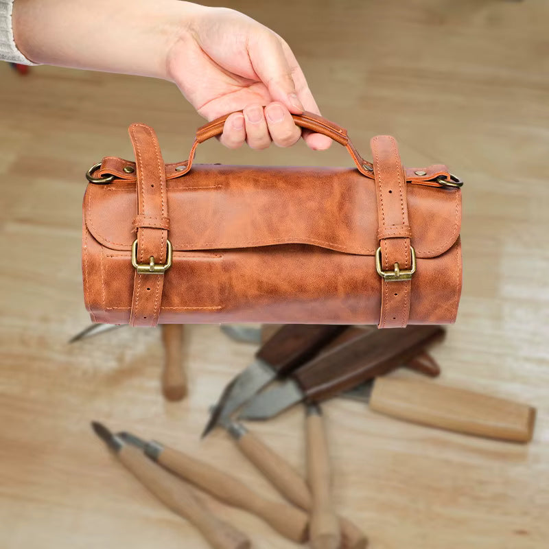 Hutchins Leather Tool Roll