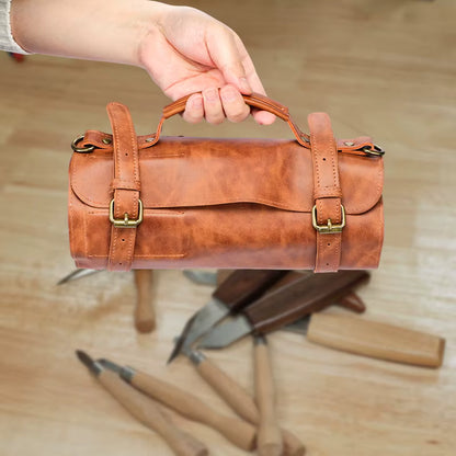 Hutchins Leather Tool Roll