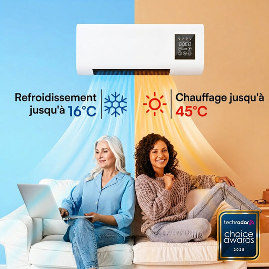 ChillBreeze™ Pro - Climatiseur & Chauffage Portable