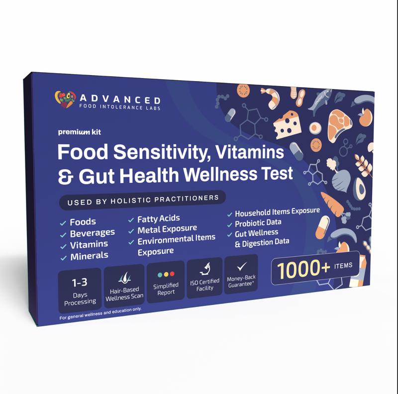 Food Sensitivity, Vitamins & Gut Health Test
