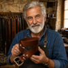 Marco, master belt craftsman