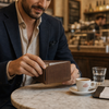 Daily use with the Borgo Italian Full-Grain Bifold Wallet