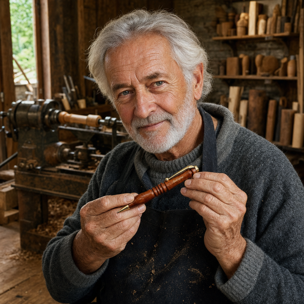 Étienne, master pen craftsman