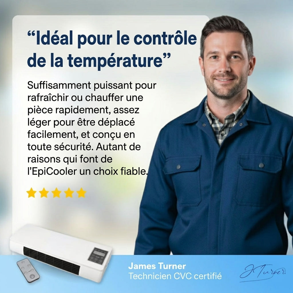 ChillBreeze™ Pro - Climatiseur & Chauffage Portable
