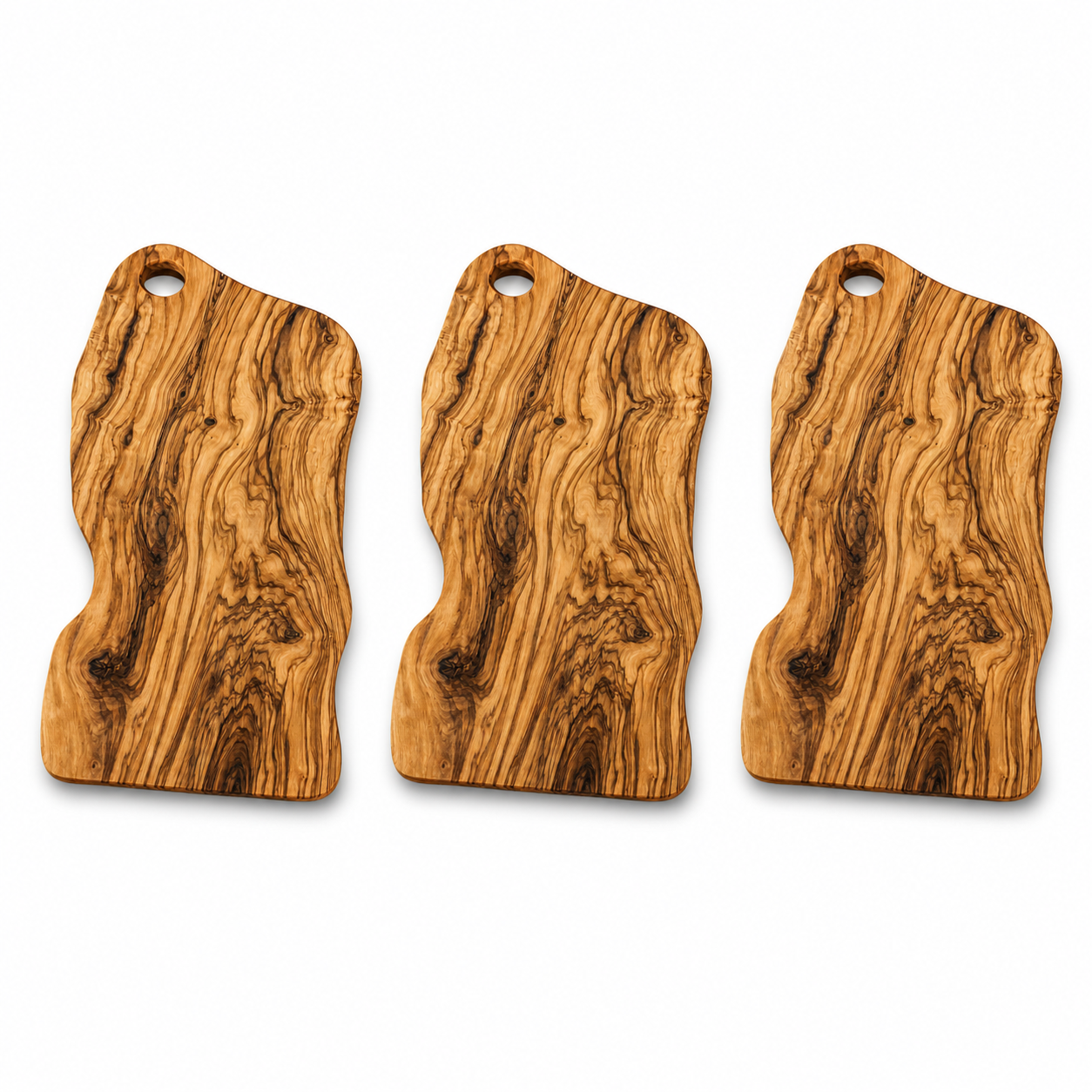 Alba Planche à Charcuterie en Bois d'Olivier (28 × 38 cm)