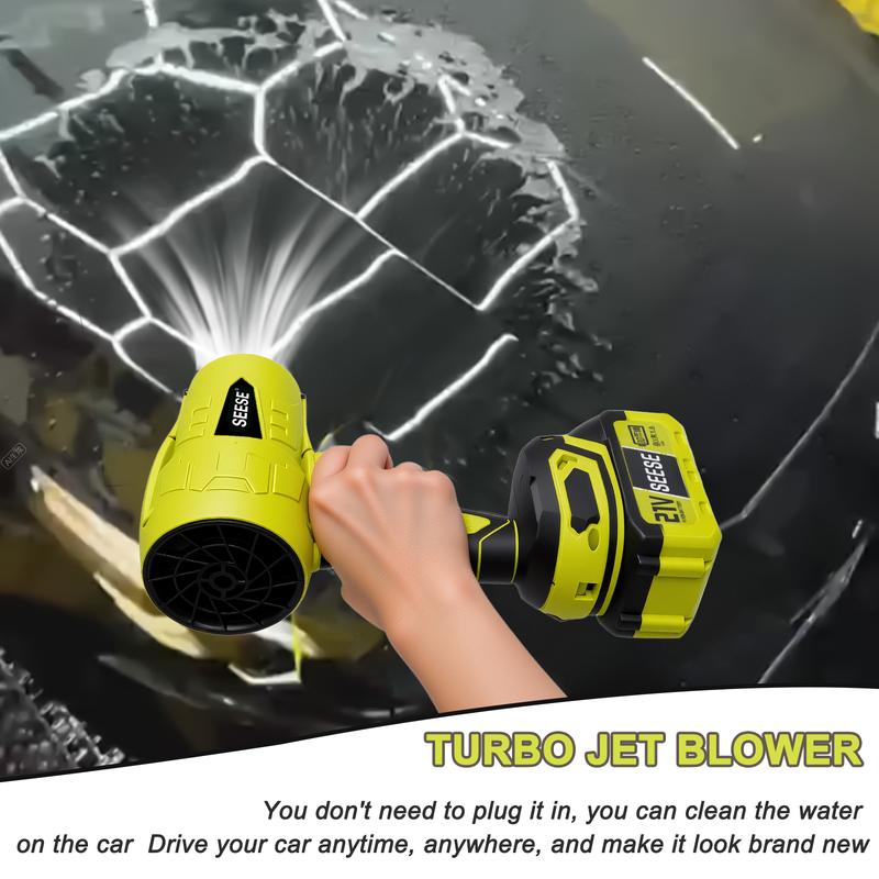 SEESE PRO Turbo Jet Blower — Dry a Car Without Touching It