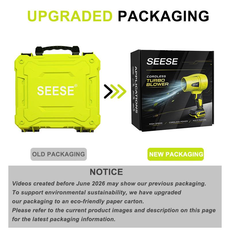 SEESE PRO Turbo Jet Blower — Dry a Car Without Touching It