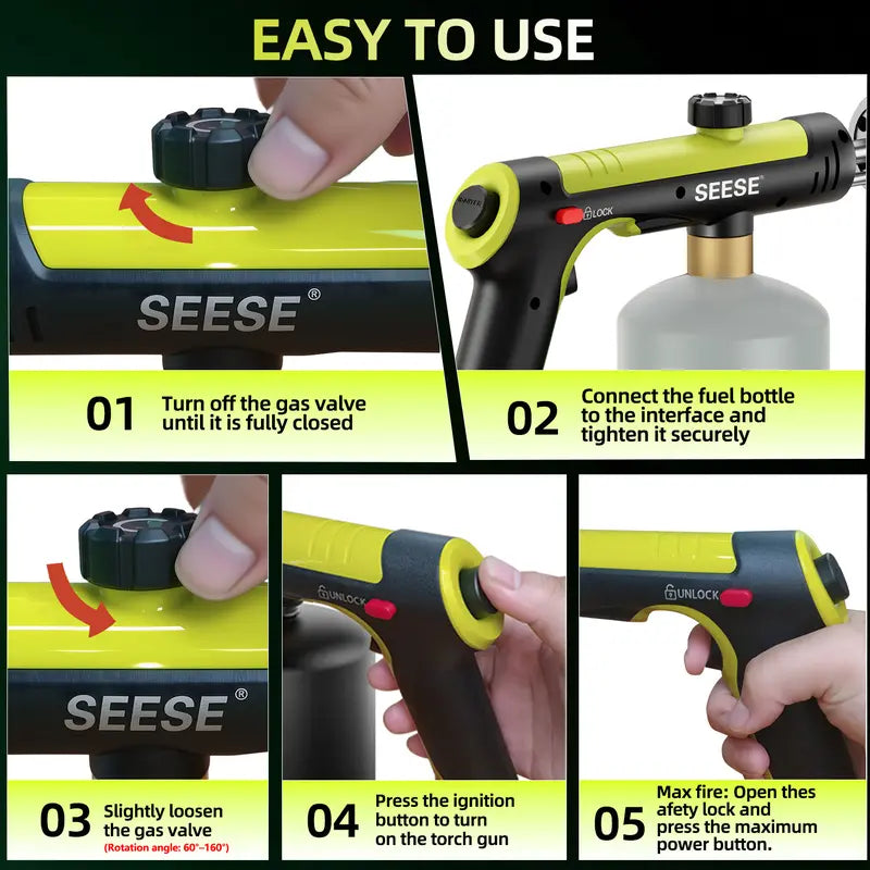 SEESE Propane Torch Gun