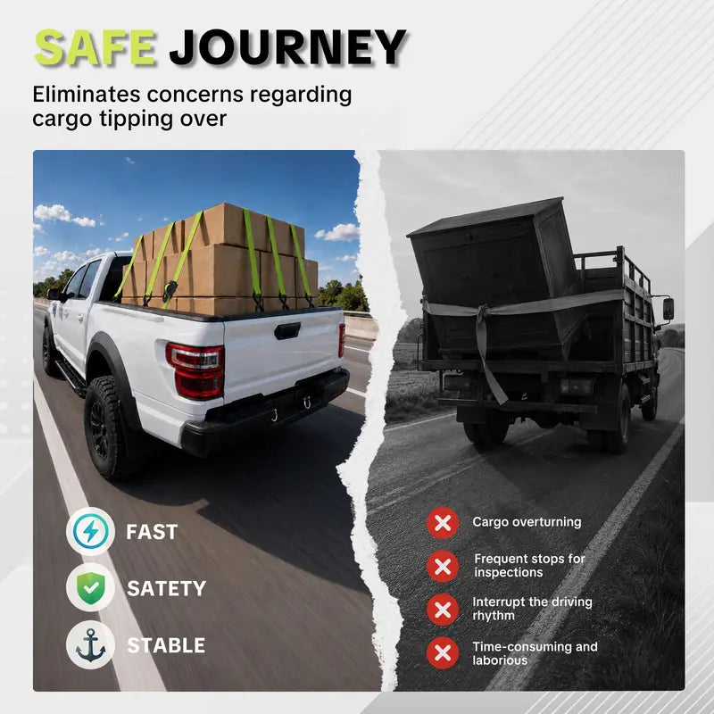 SEESE PRO Retractable Ratchet Straps