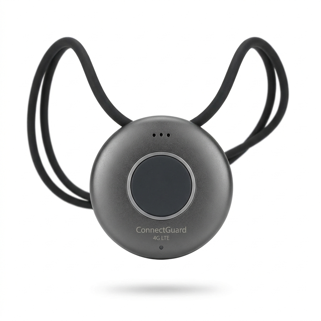 ConnectGuard™ — Cellular Medical Alert Pendant, No Monthly Fee