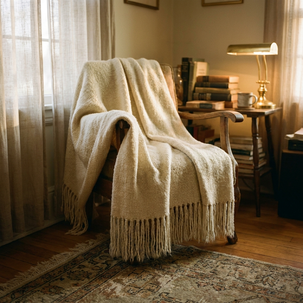 The Halvorsen Wool Shawl