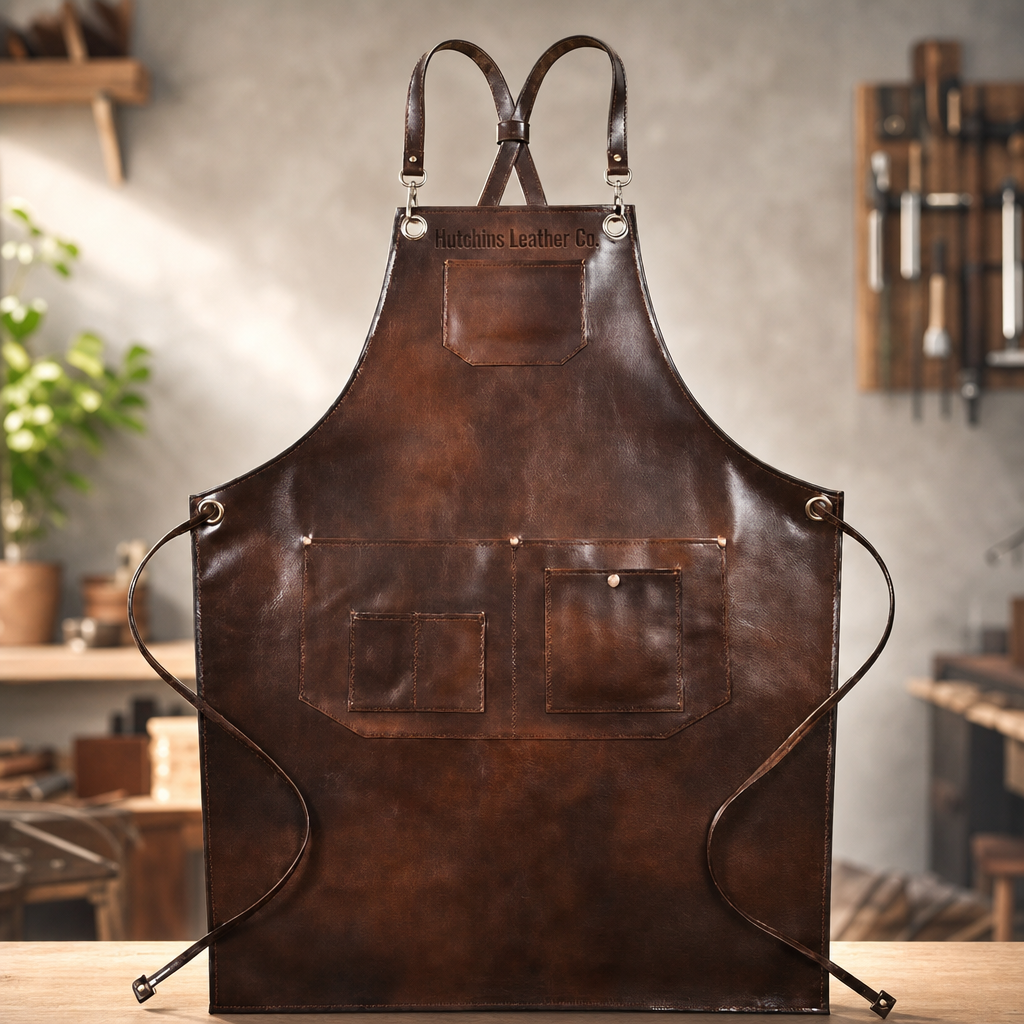 Tablier en cuir Hutchins & Co.