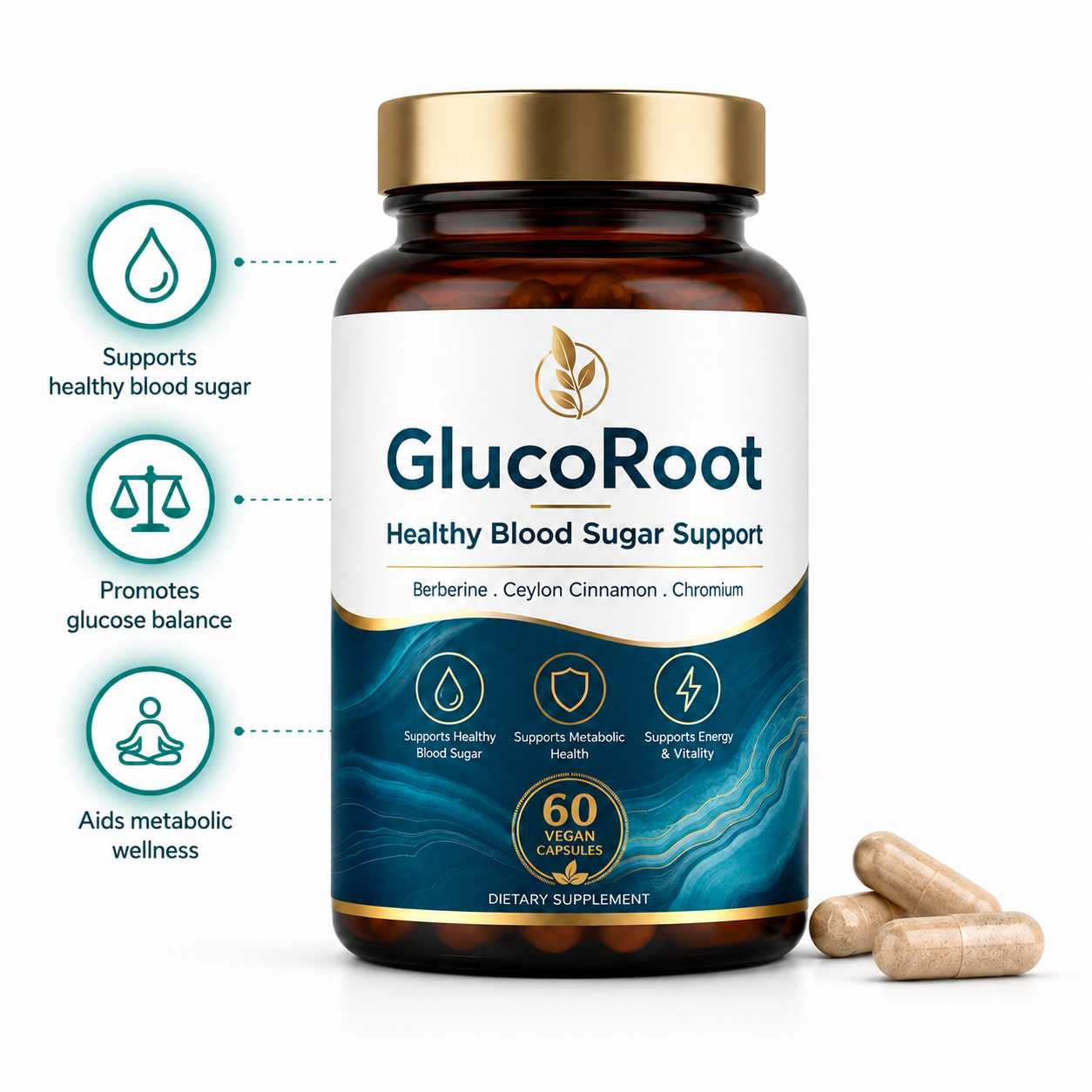 GlucoRoot Glucose Support