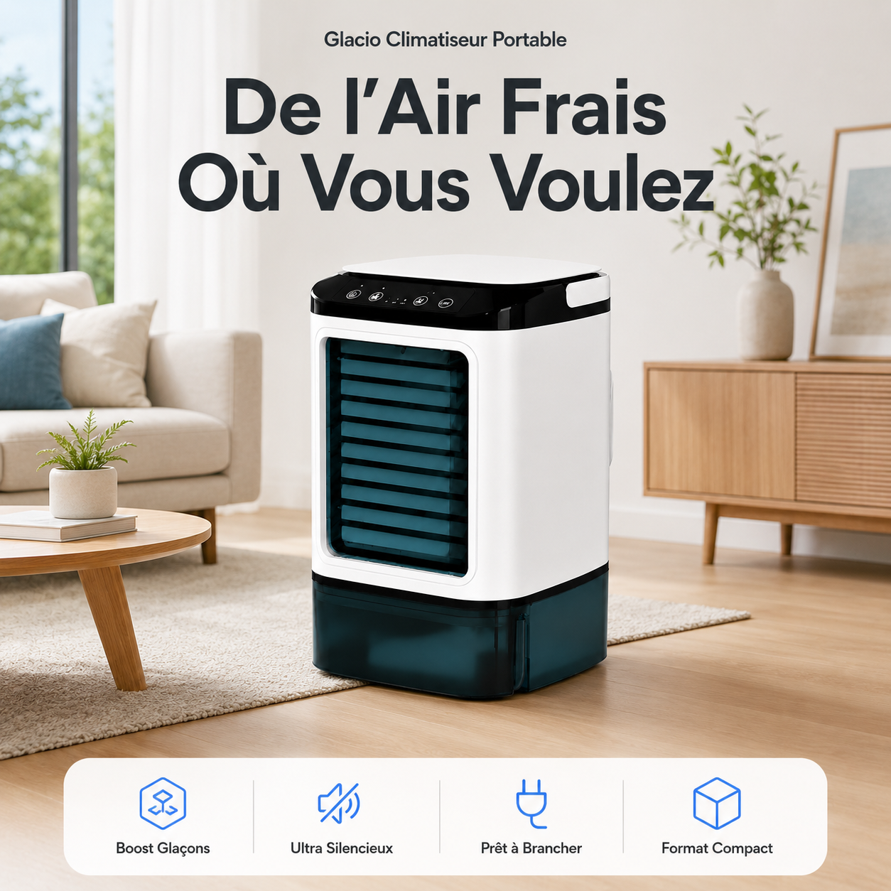 Glacio Climatiseur Portable