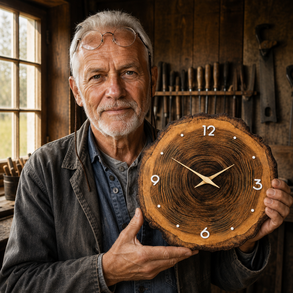 Timbergrain Wall Clock