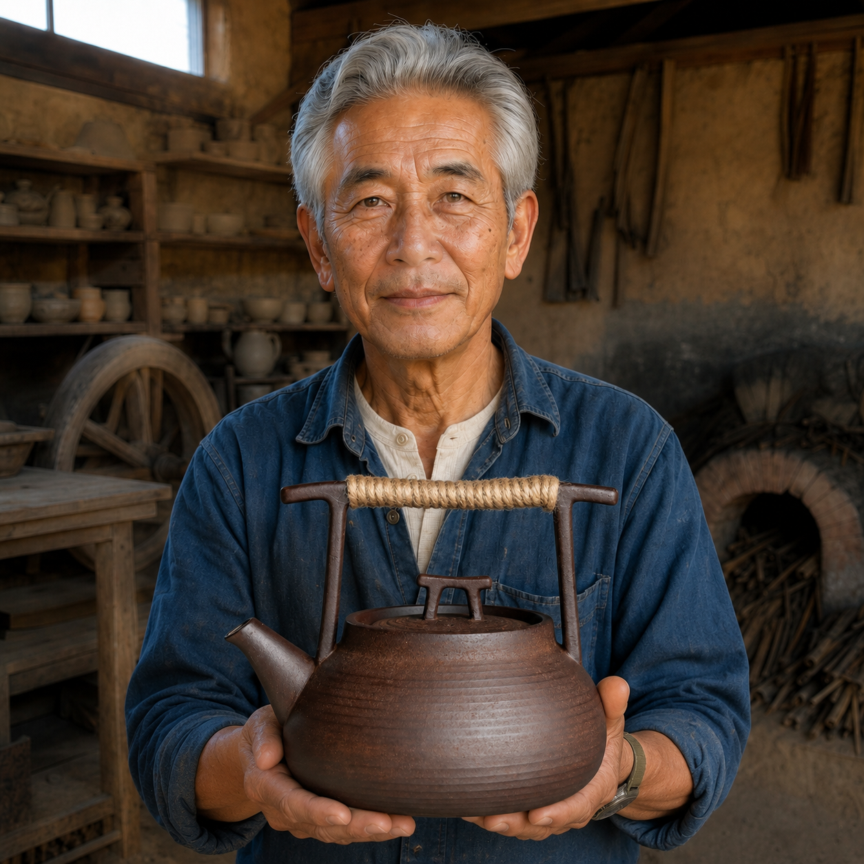 Ashido Stoneware Teapot