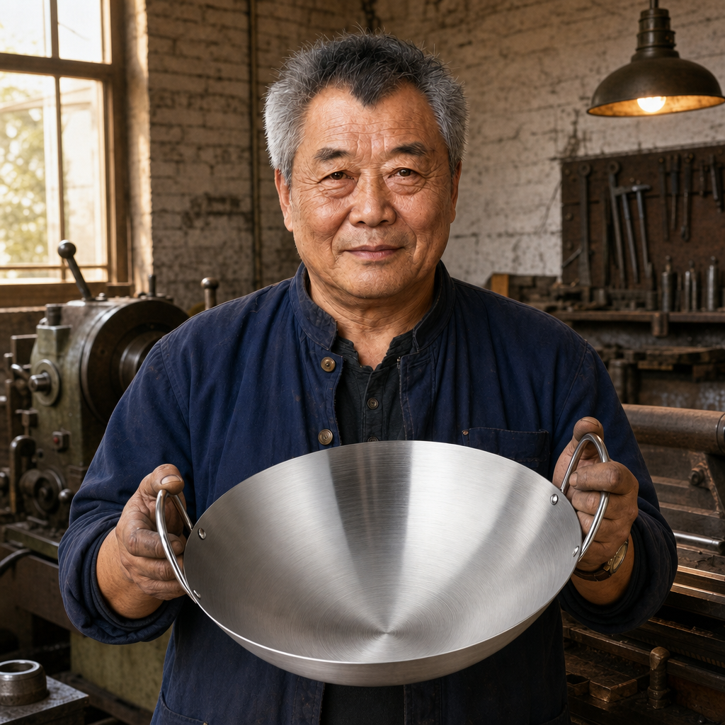 Lathewright Steel Wok