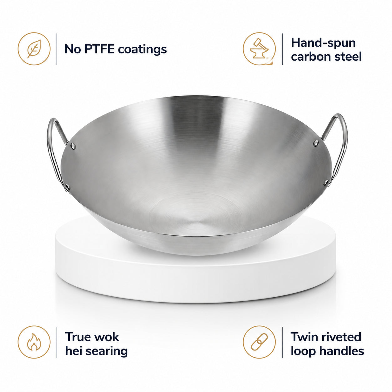 Lathewright Steel Wok