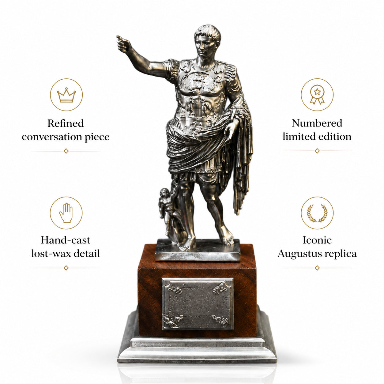 Tiberian Pewter Statue