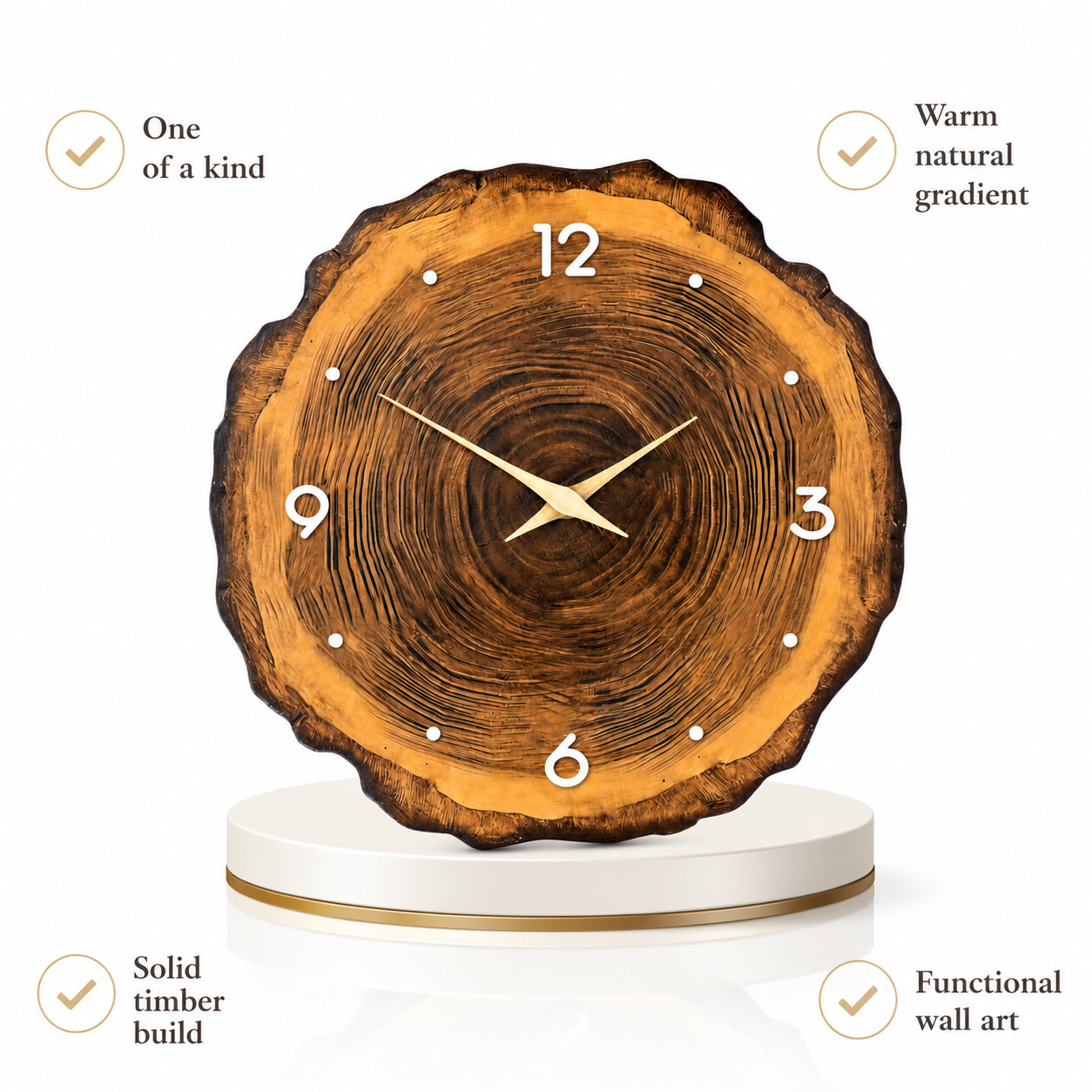 Timbergrain Wall Clock