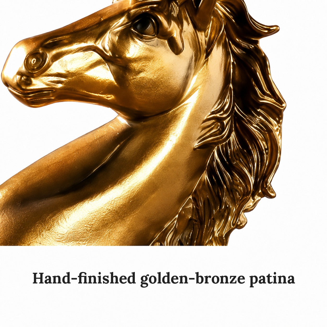 Delacroix Bronze Stallion