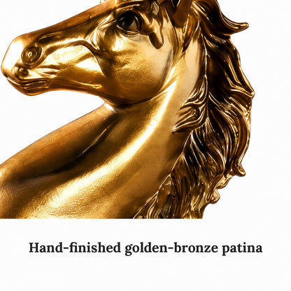 Delacroix Bronze Stallion