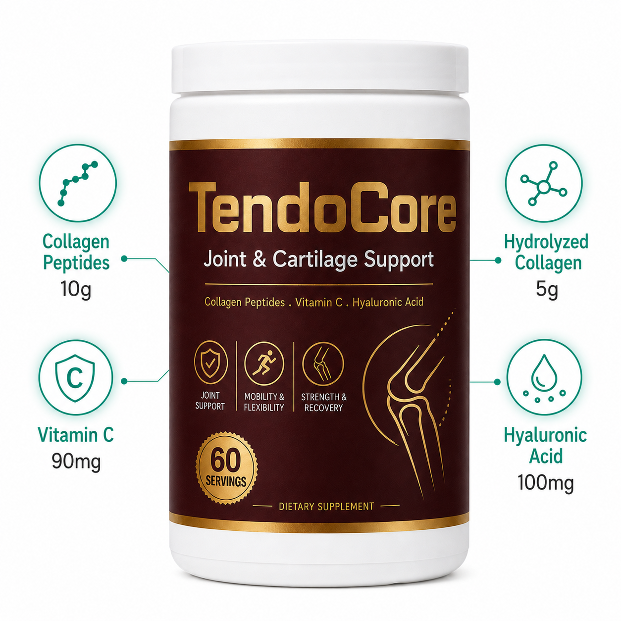 TendoCore Collagen Peptides