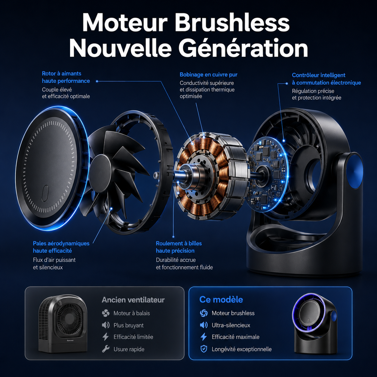 Aircove™ Ventilateur