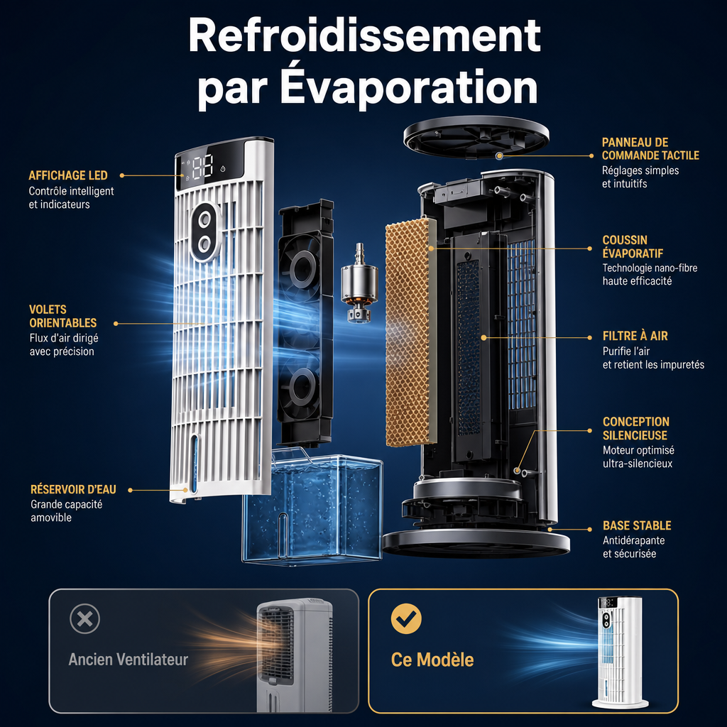 HP Fresh Climatiseur Portable