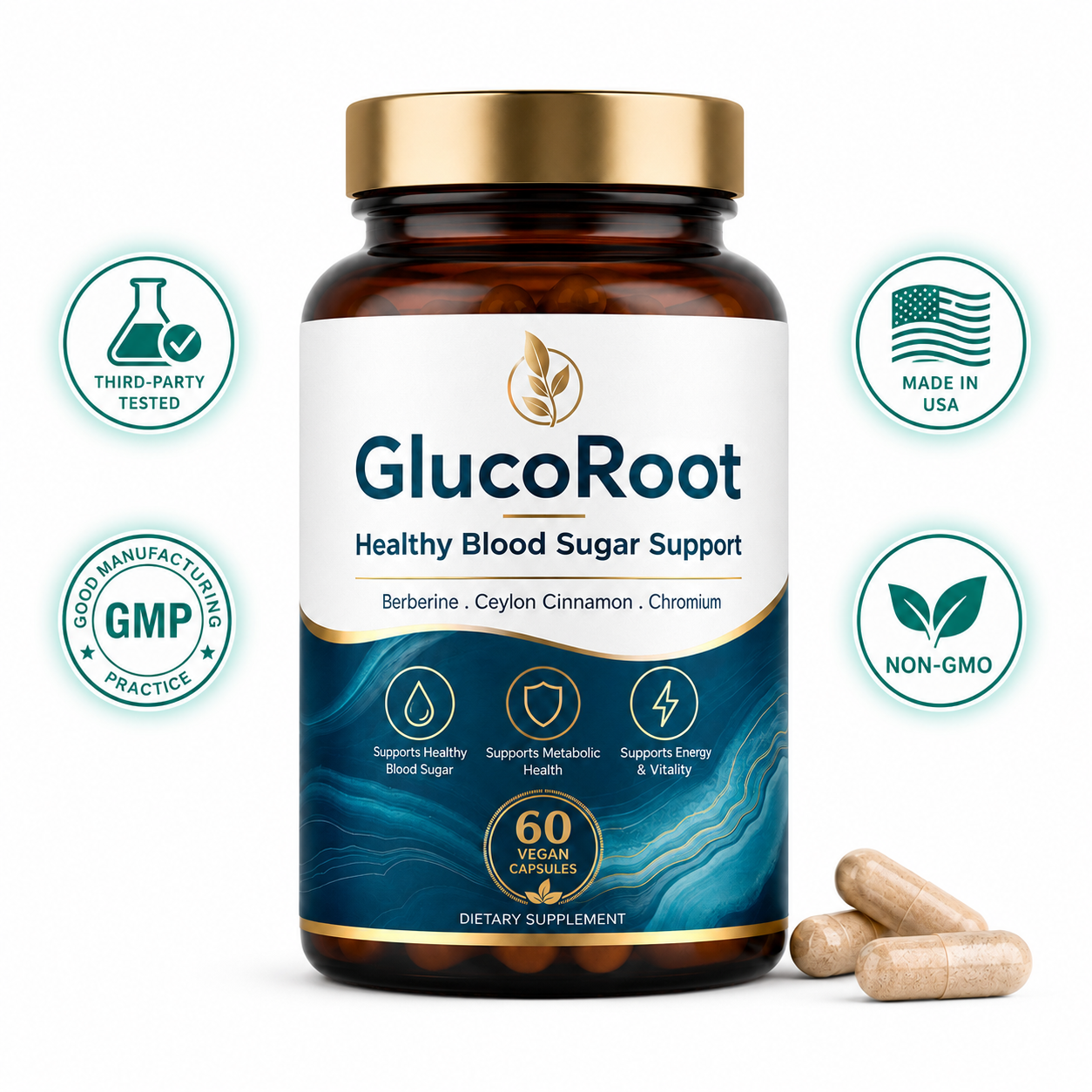 GlucoRoot Glucose Support