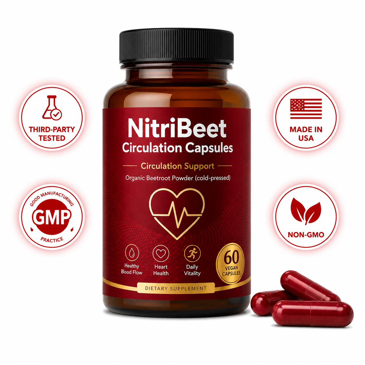 NitriBeet Circulation Capsules