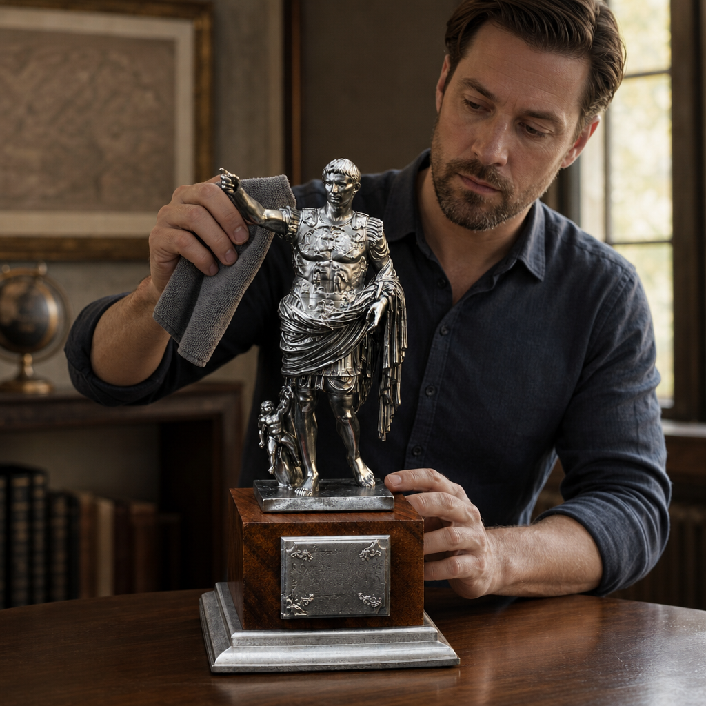 Tiberian Pewter Statue