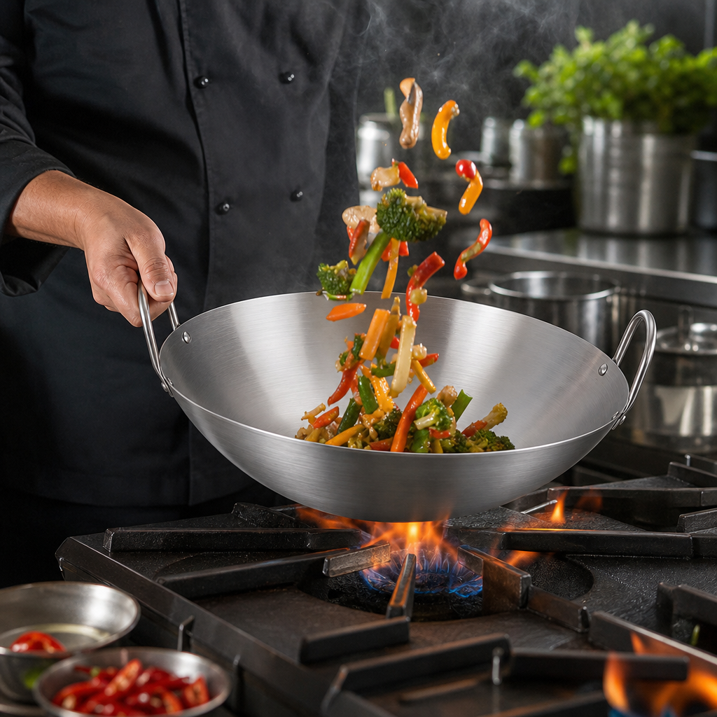 Lathewright Steel Wok