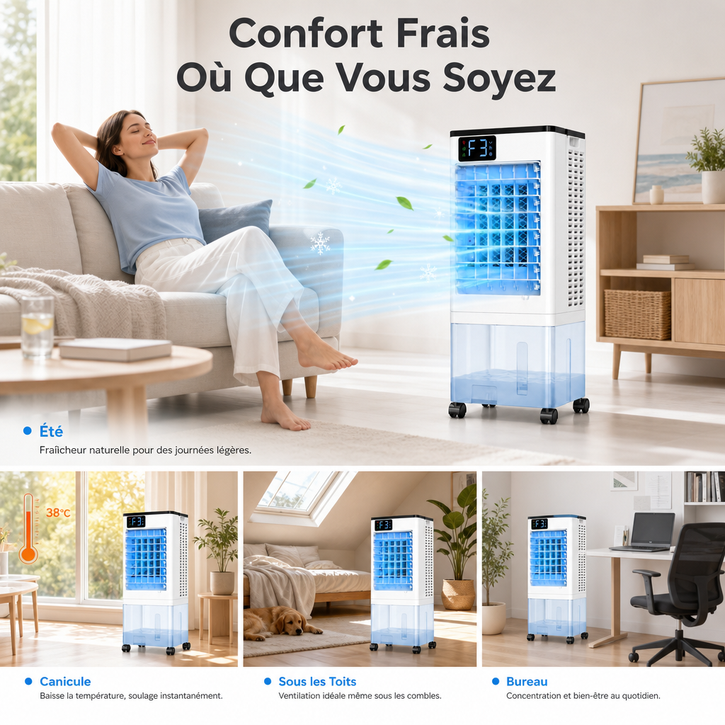 KORWEN Climatiseur Portable