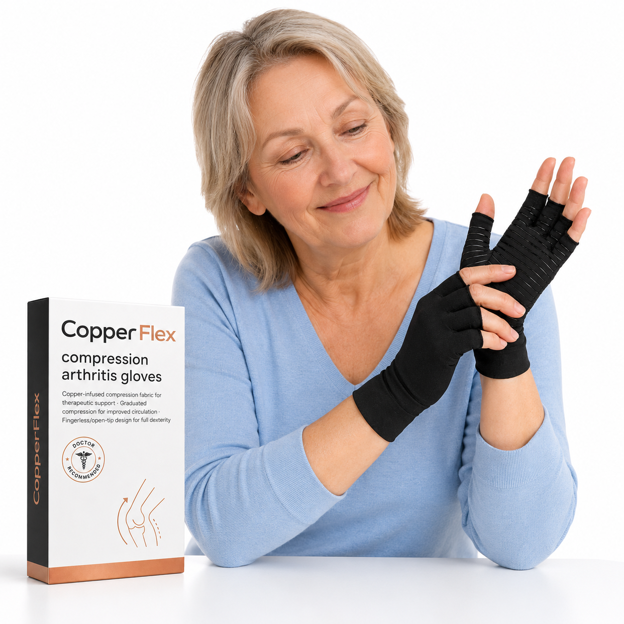 CopperFlex Compression Gloves