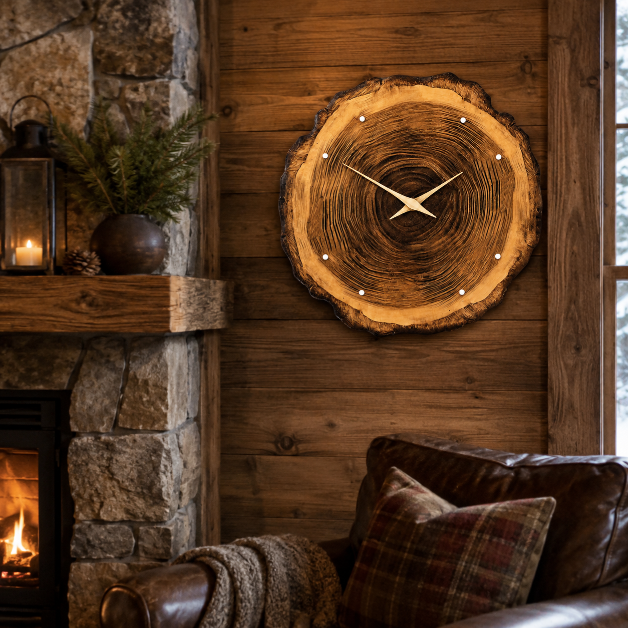 Timbergrain Wall Clock