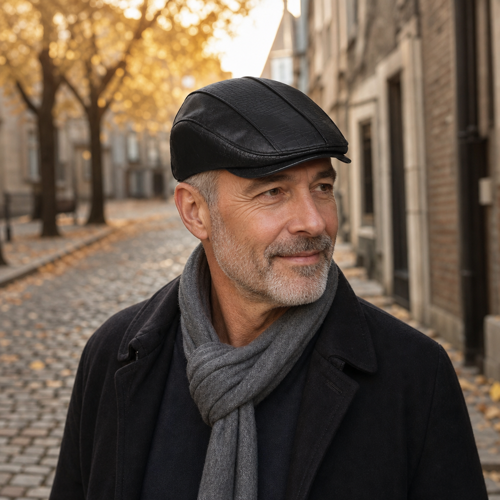 Valenti Leather Cap