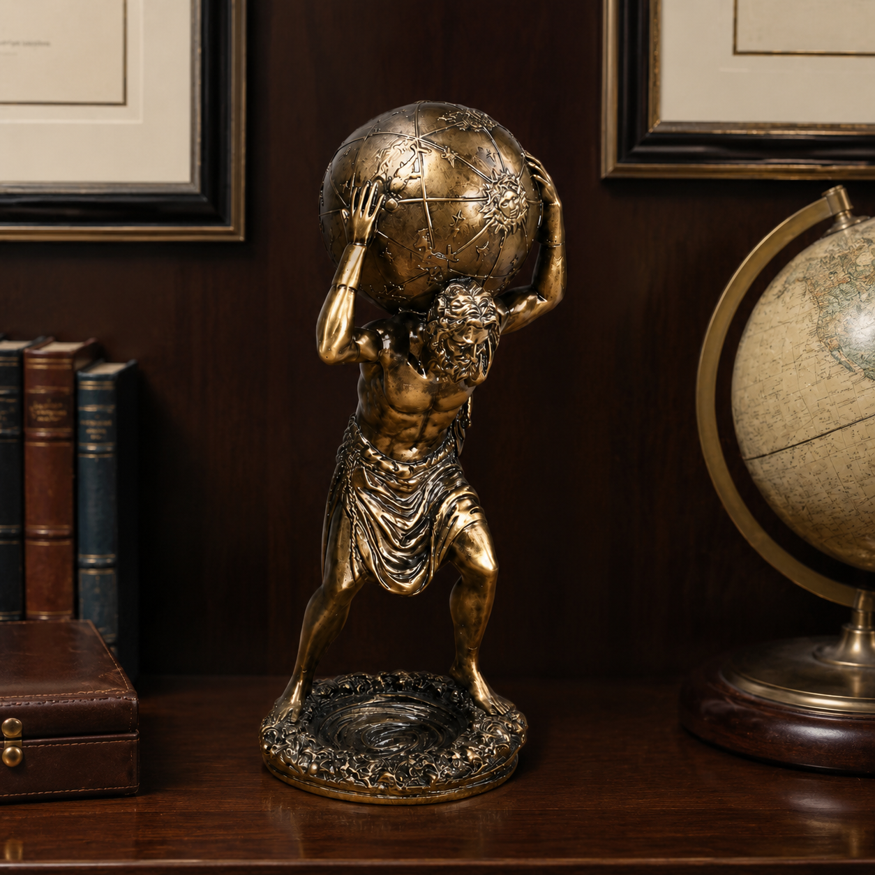 Celeston Atlas Sculpture
