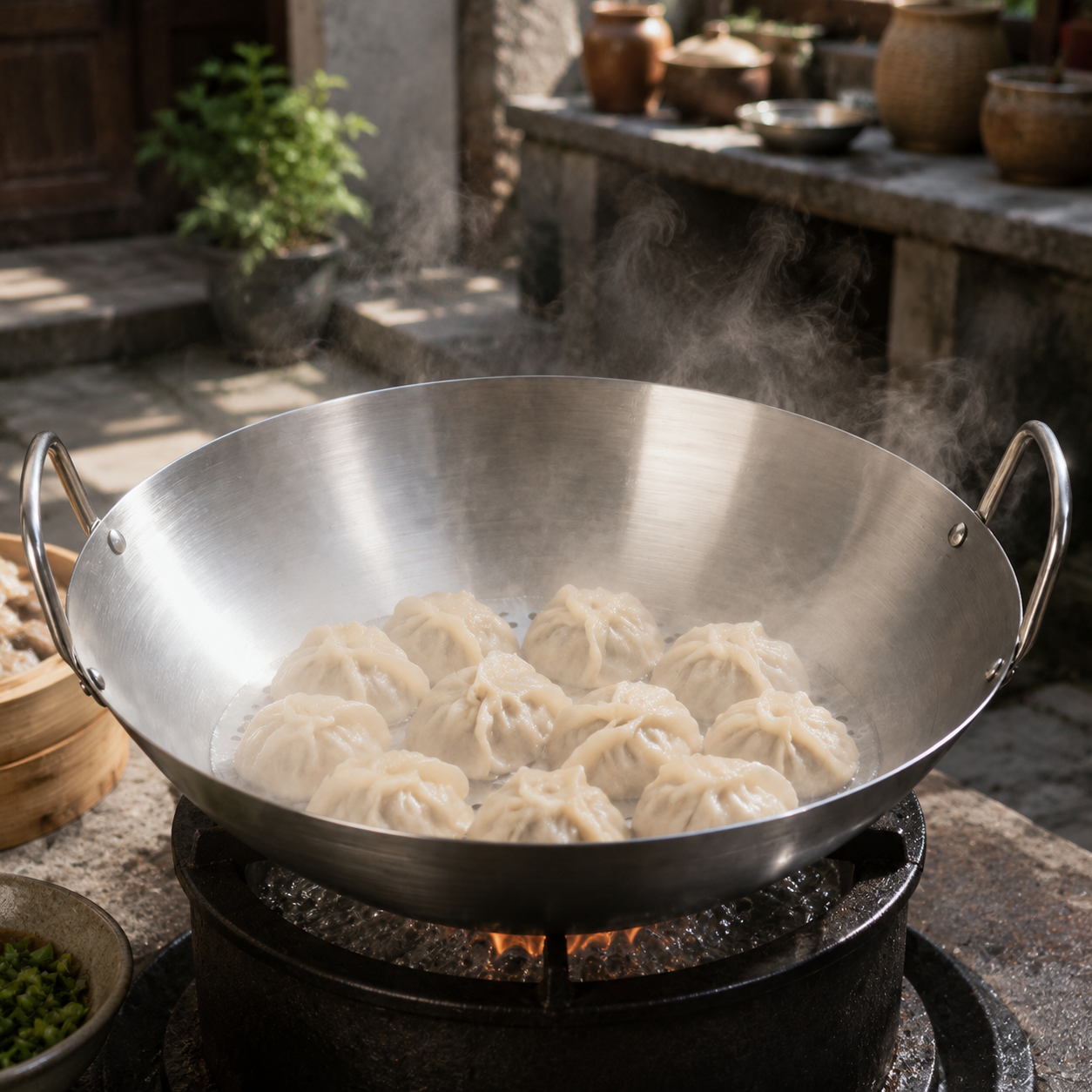 Lathewright Steel Wok