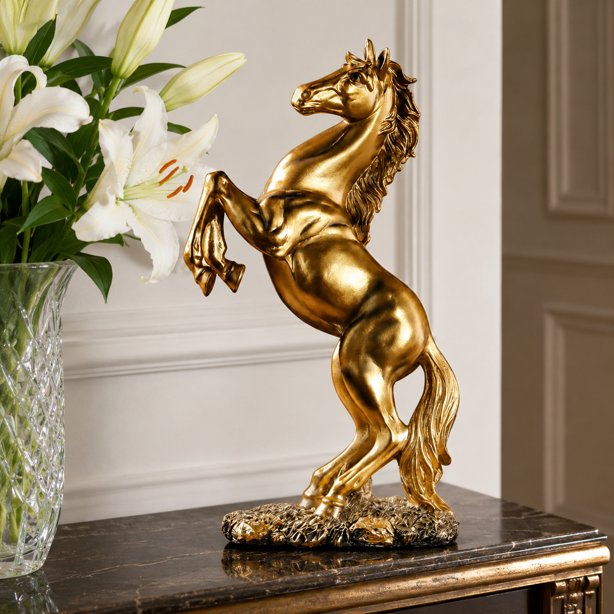 Delacroix Bronze Stallion