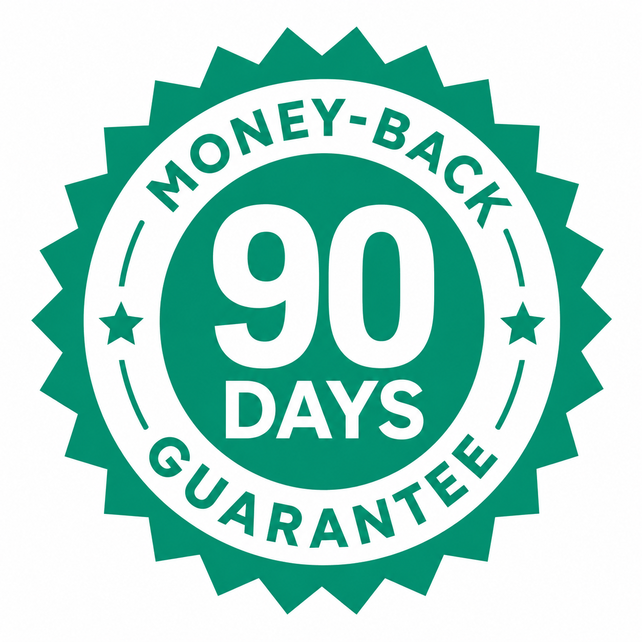 90-day money-back guarantee