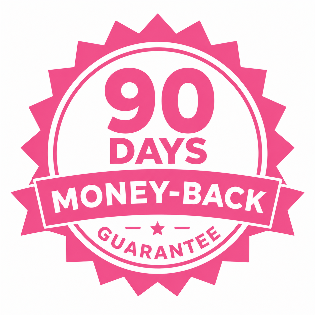 90-day money-back guarantee
